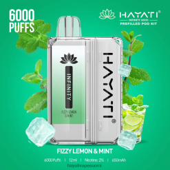 Hayati Flavours - Hayati Infinity 6000 pod-sarjaa 468Z4J147 poreileva sitruuna & minttu