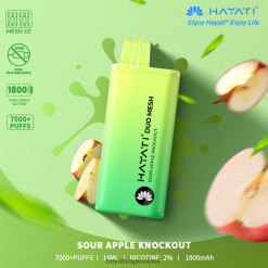 Hayati Store Suomi - Hayati Duo Mesh kertakäyttöinen 468Z4J180 hapan omena knockout