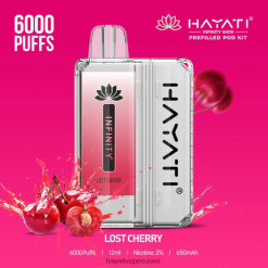 Hayati Vape Flavours - Hayati Infinity 6000 pod-sarjaa 468Z4J154 kadonnut kirsikka