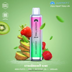 Hayati Vape Flavours - Hayati Pro Max kertakäyttöinen 468Z4J134 mansikka kiivi