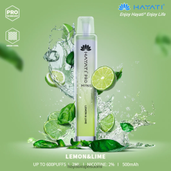 Hayati Vape Flavours - Hayati Pro Mini kertakäyttöinen 468Z4J14 Sitruuna lime