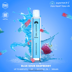 Hayati Vape Flavours - Hayati Pro Mini kertakäyttöinen 468Z4J4 sinihapan vadelma