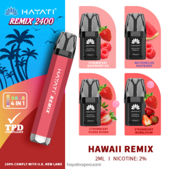 Hayati Vape Flavours - Hayati Remix esitäytetty pod-järjestelmä 2400 suihketta 468Z4J54 hawaii remix