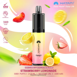 Hayati Vape Flavours - Hayati Twist kertakäyttöinen 468Z4J84 mansikka limonadi