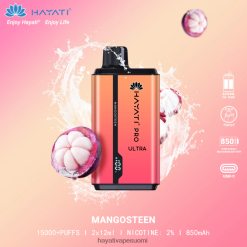 Hayati Vape Near Me - Hayati Pro Ultra kertakäyttöinen 15 000 suihketta 468Z4J205 mangosteen