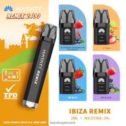 Hayati Vape Near Me - Hayati Remix esitäytetty pod-järjestelmä 2400 suihketta 468Z4J55 ibiza remix