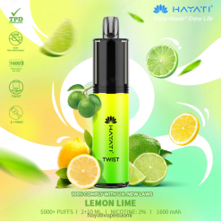Hayati Vape Near Me - Hayati Twist kertakäyttöinen 468Z4J75 Sitruuna lime