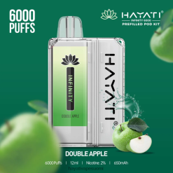 Hayati Vape Review - Hayati Infinity 6000 pod-sarjaa 468Z4J146 kaksinkertainen omena