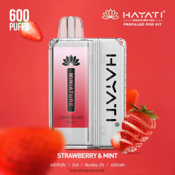 Hayati Vape Review - Hayati Miniature 600 pussisarjaa 468Z4J46 mansikka & minttu