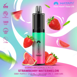 Hayati Vape Review - Hayati Twist kertakäyttöinen 468Z4J86 mansikka vesimeloni