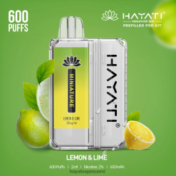 Hayati Vape Shop - Hayati Miniature 600 pussisarjaa 468Z4J39 Sitruuna lime