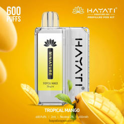 Hayati Vape Shop - Hayati Miniature 600 pussisarjaa 468Z4J49 trooppinen mango