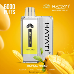 Hayati Vape Suomi - Hayati Infinity 6000 pod-sarjaa 468Z4J163 trooppinen mango