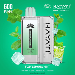 Hayati Vape Suomi - Hayati Miniature 600 pussisarjaa 468Z4J33 poreileva sitruuna & minttu